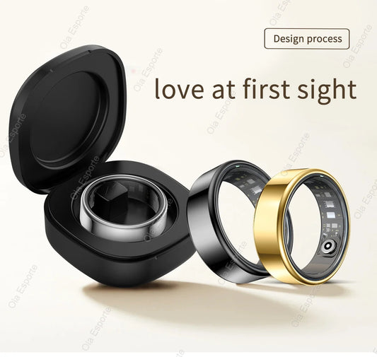 R09 Smart Wellness Ring with Charging Case